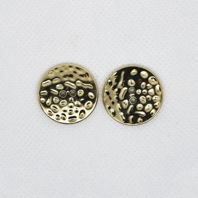 China Fashion 1 hole nickel free custom metal blazer logo sewing button for coat logo and size custom for sale