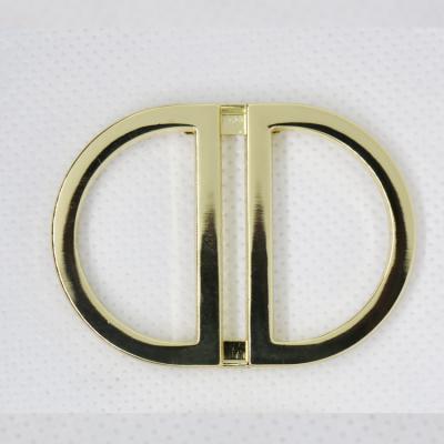 China 2021 Custom Private Branded Brass Buckles Nickel Free Round Women Electroplate Press Belt Buckle for sale