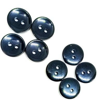 China Factory Wholesale Normal Resin Custom Sewing Button 3Holes 4Holes Logo Pearl Polyester Shirts Button 2 Viable for sale