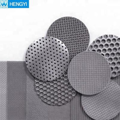 China Liquid Filter Stainless Steel Wire Mesh Round Disc Filter for sale