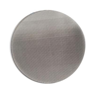 China Multi Fluid Filter Layers 304 Stainless Steel Porous Metal Plate Sintered Filter Disc for sale