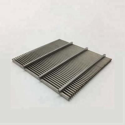 China Liquid Filter Water Intake Custom Flat Sheet Drum Wedge Wire Screen Panel for sale