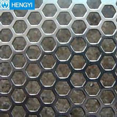 China Plain Weave Malaysia Price M2 Hexagonal Perforated Screen Metal Sheet for sale