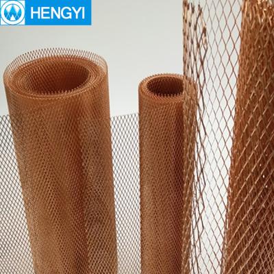 China 250 Micron Faraday Filter Cage Shielding Red Wire Copper Mesh for sale