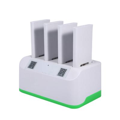 China Portable Chain Store CS-S04 4 Slot Mobile Phone Power Banking Stock Rental Central for sale