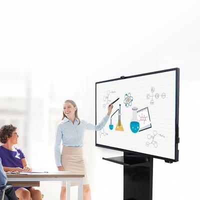 China 75 Inch Smart Portable Digital Meeting Board Touch Screen Stand Electronic Interactive Whiteboard For Classroom 75inches for sale