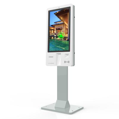 China Indoor Windows Or Android Wifi LCD Advertising Player 32 Inch Pcap Touch Display Screen Floor Stand Digital Signage Totem Kiosk for sale