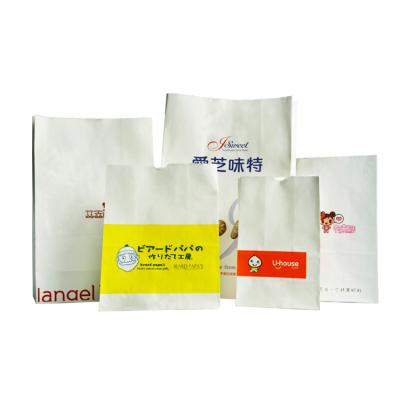 China High Quality Recyclable Custom Cheap Food Wrapping Kraft Paper Bread Packaging Bag for sale