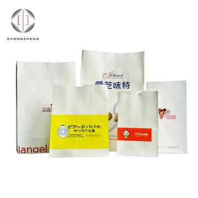 China Recyclable Donut Pizza Packaging Paper Bag Printed for sale