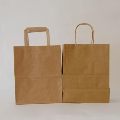 China Recycled Materials Wholesale Cheapest Custom Logo Paper Bag White High Quality Paper Bags for sale