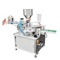 China Automatic Food Pet Plastic Cup Filling And Sealing Machine For Honey Yogurt for sale