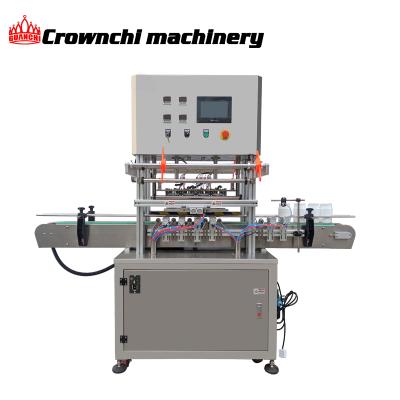 China Automatic Hot Food Aluminum Foil Press Sealer Bottle Sealing Machine for sale