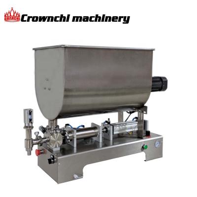 China Food Semi-automatic Chili Sauce Stirrer Mixing Filling Machine for sale