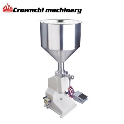 China A02 Pneumatic Liquid Semi-automatic Food Filling Machine Sauce Filling Machine For Cream Cosmetic Lotion for sale