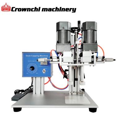 China Spray Pump Bottle Capper Machine / Screw Capping Tighter Food Factory Price for sale