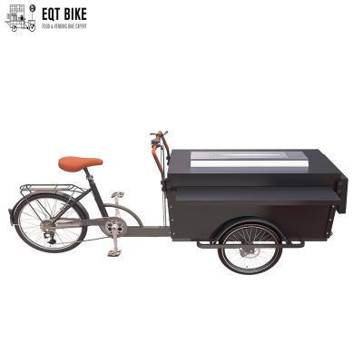 China EQT Hotels BBQ Tricycle Food Bike Gas Grill Hot Dog Bike BBQ Cart for sale