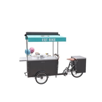 China Snack Mall Cart With Electric Heated Type Food Kiosk Food Processor Cotton Candy Wheel Food Cart for sale