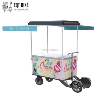 China Best Selling Summer Bakery Electric Bikes For Sale Solar Ice Cream Bicycle With Freezer Factory Direct Sale for sale