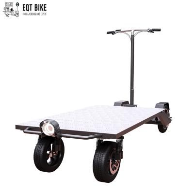 China Fashionable EQT Propelled Pallet Truck Storage Cart Small Truck Electric Scooter For Deliver Items for sale