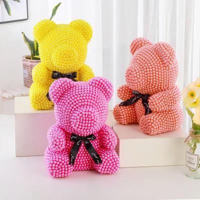 China New 40cm Creative Pearl Bear Hug Bear Christmas Valentine's Day Gift Birthday Gift for sale