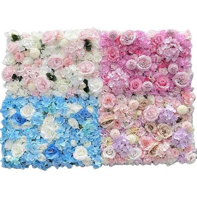 China Wholesale natural touch simulation flower wall wedding background event decoration supplies 60x40cm for sale