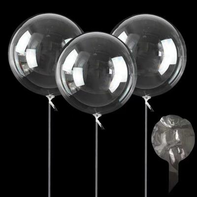 China Modern Wholesale 16 18 20 24 Clear Retractable Party BoBo Balloons 36 Inch Wide Mouth Neck PVC for sale