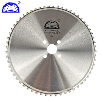 China TCT saw blade for China factory solid steel pipe metal sale 285mm tile carbide cold cut direct circular flight saw blade for cutting solid metal for sale