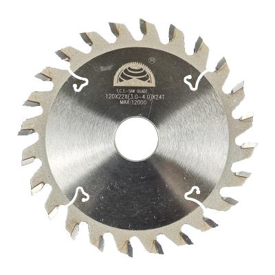 China Freud Wood Melamine Combination 120X3.0-4.0X22X24T Combination 120X3.0-4.0X22X24T Tapered Marking MDF 7 Wood 1/4 Circular Saw Blade 24t For Wood for sale