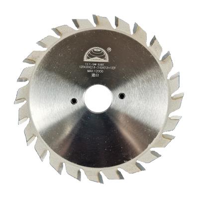 China Saw blade for wood scroing cutting german circular saw blade with 120X2.8-3.6X20X(12+12)T double 5 inch carbide teeth general purpose edge wood cutting saw blade for sale