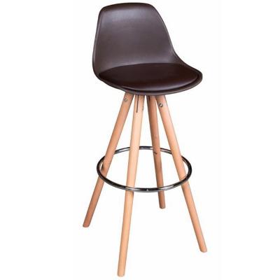 China Fashionable Modern PP Wooden Bar Stool for sale