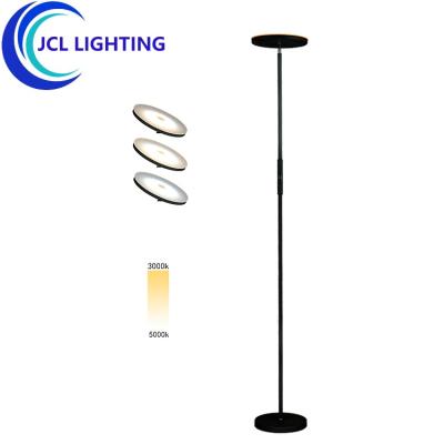 China Pretty New Floor Standing Floor Lamp Shade RGB Remote Control Light,Stepless Stand Bedroom Torchiere RGB Lighting Dimmable Smart Home Floor Lamp for sale