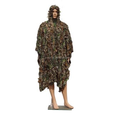 China Custom New Style Polyester Ghillie Pants Camouflage Snow White Ghillie Suit For Hunting for sale