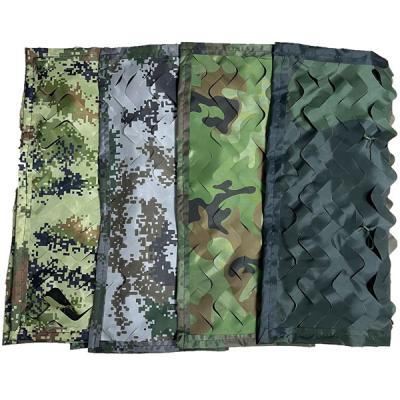 China Outdoor Camouflage 3X 6M Outdoor Camping Hunting Camouflage Net Decorative Blanket Green Camouflage Blind Net for sale