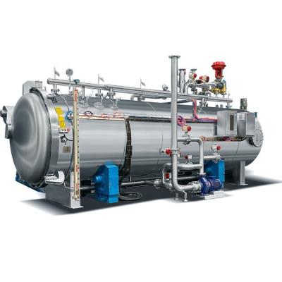 China Productivity High Accurate Control Sterilization Products High Efficiency Advanced Food Sterilizer Water Recycle Canning Retorts for sale