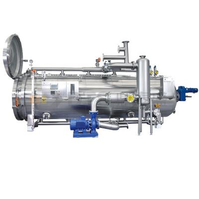 China High Productivity Accurate Control Stainless Steel Mushroom Autoclave Rotary Retort Sterilizer for sale