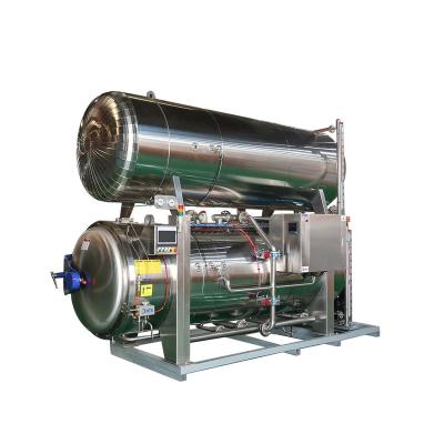 China Double bag meat water bath retort tank sterilizer machine immersion retort autoclave for sale for sale