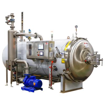 China Low Price Horizontal Coconut Milk Bottle Retort Milk Bottle Sterilizer Autoclave For Bottle Can Beverage for sale