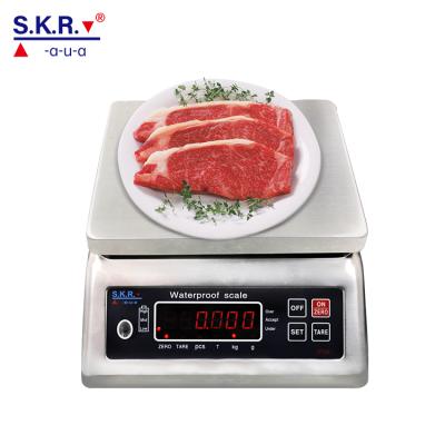 China 6kg 1g stainless steel kitchen scale table top waterproof ip68 super waterproof ladder for sale