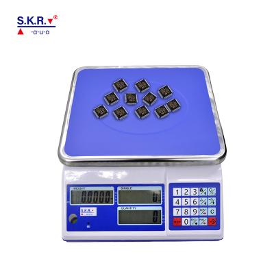 China Calculation Counting Scale Porcelain Precision Scale 30kg Electronic Digital Electronic Radio for sale