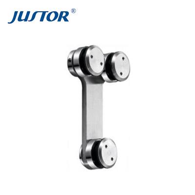 China Modern Stainless Steel Swing Door Glass To Glass Connector for sale