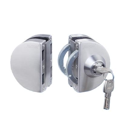 China Euro Quality SUS304 Casting Glass Door Locks Frameless Glass Door Precision Glass Lock for sale