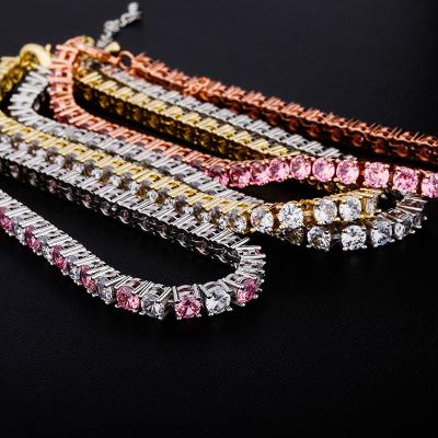 China Other Custom Iced Out Diamond Women Crystal Anklet Jewelry For Women Foot Jewelry for sale