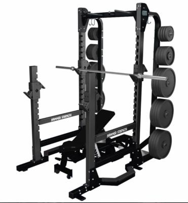 China 2020 new style HUMMER power universal multi-function squat rack and commercial barbell bench press home half-frames fitness equipment for sale