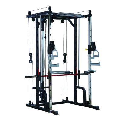 China Universal Multi Function Multi Station Blacksmith Machine Fitness HT Pulley Equipment Double Cable Crossing Machine for sale