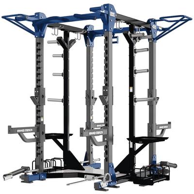 China 2020 new style HUMMER power universal multi-function squat rack and commercial barbell bench press home half-frames fitness equipment for sale