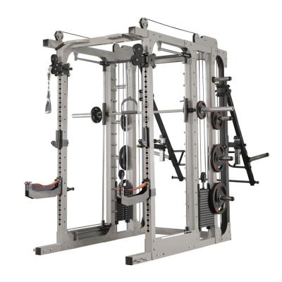 China Half Frame Adjustable Power Rack Stand Blacksmith Machine L200*W110*H230 for sale