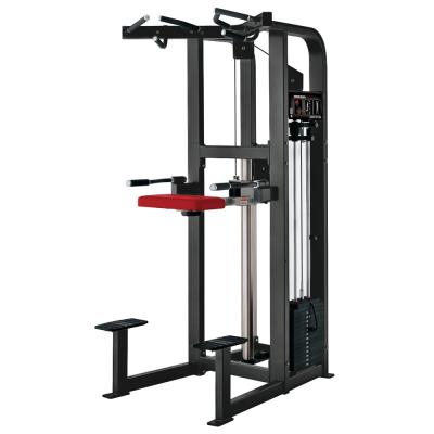 China Universal HT Fitness Gym Equipment Home Gym Use Strength Training Machine Pin Loaded Hammer Strength Machine HELP CHIN DIP for sale