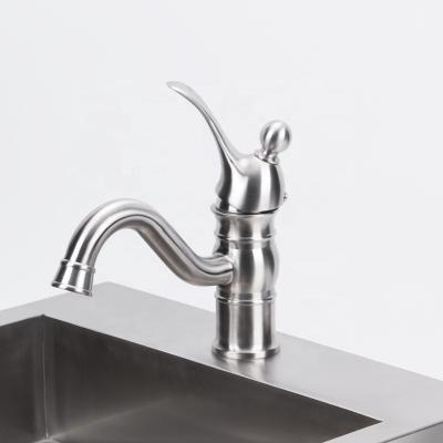 China Modern European Bathroom Design Waterfall Faucet Antique Basin Faucet for sale