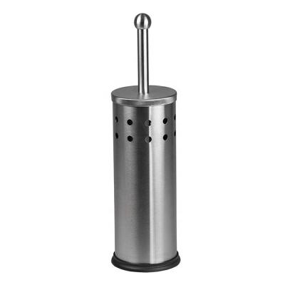 China Eco-friendly 304 Toilet Brush Holder Stainless Steel Toilet Brush Holder With Lid Toilet Reading Brush for sale