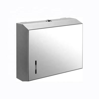 China Eco-friendly Waterproof Stainless Steel Towel Holder Metal Tissue Box Paper And Toilet Paper Dispenser For Bathroom for sale